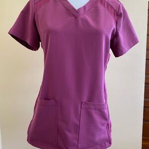 White Cross Women's Short Sleeve Scrub Top